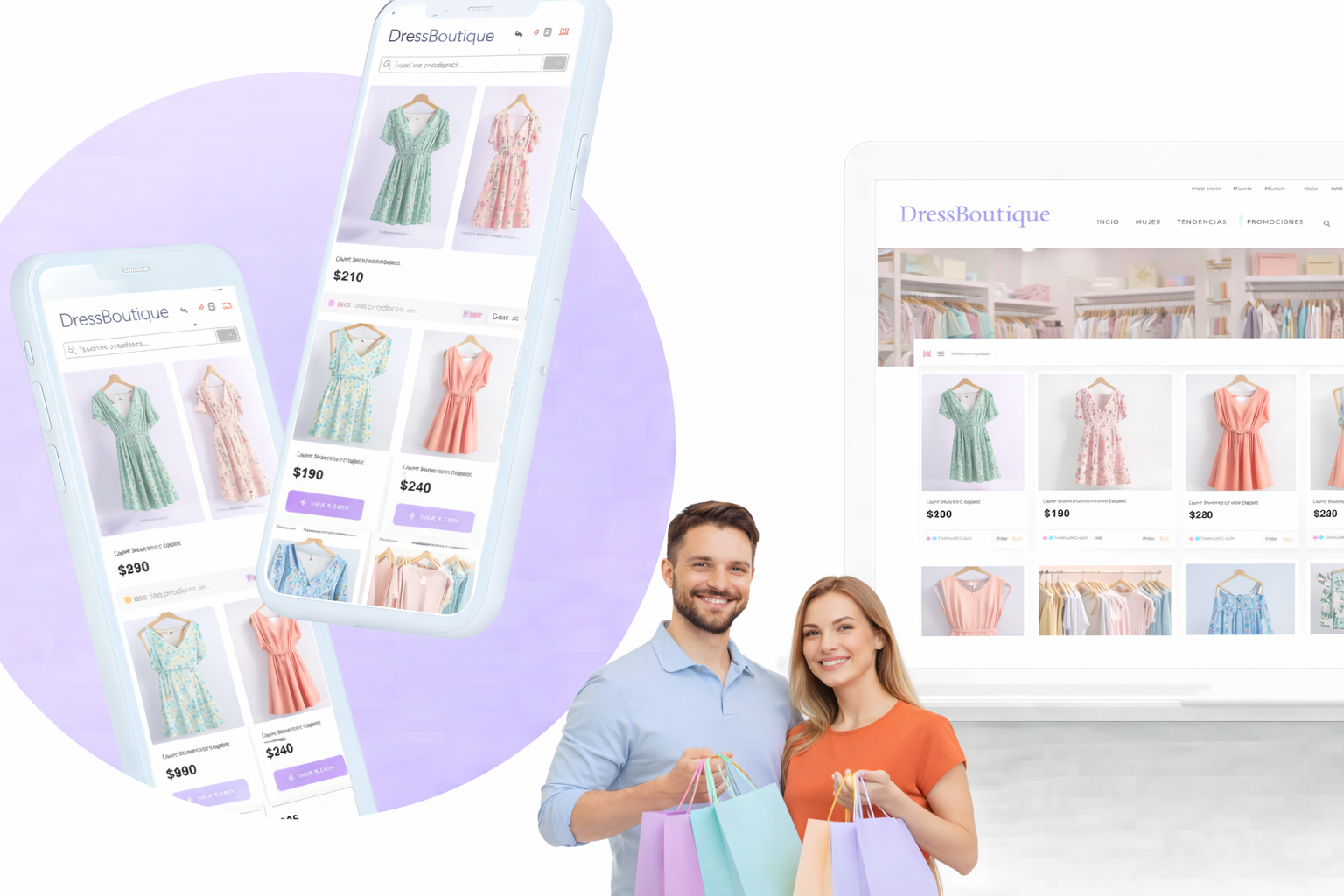Imagen genérica de boutique de ropa