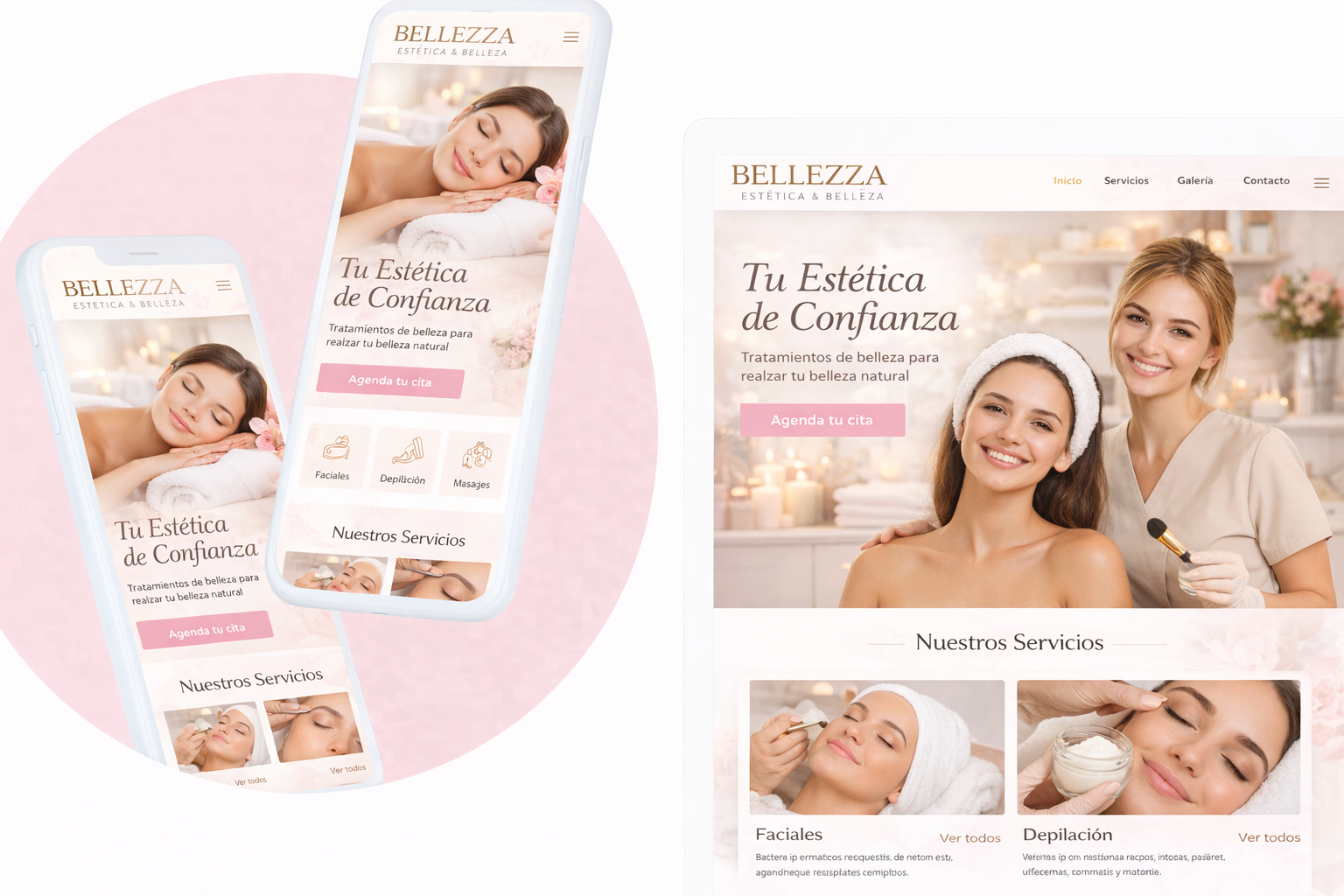 Imagen genérica de estética y belleza