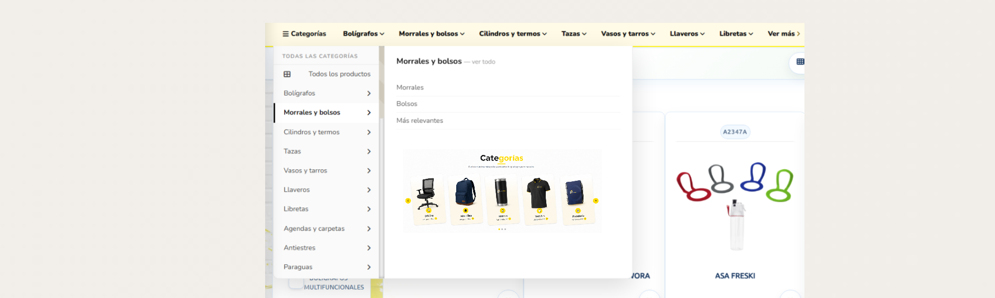 Catálogo de productos