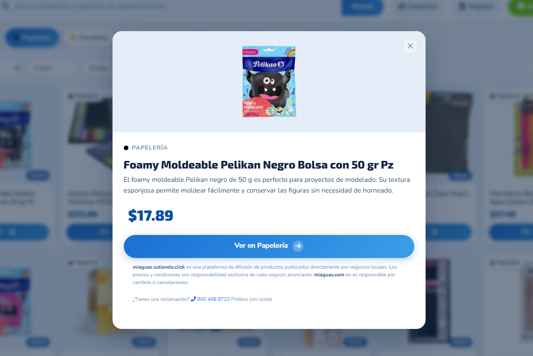 Página de producto